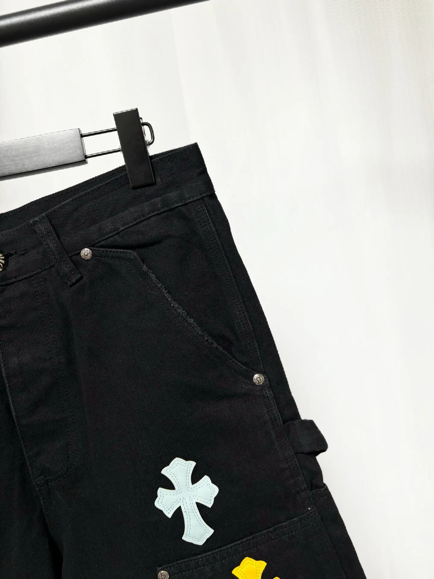Chrome Hearts Chrome Hearts ， Premium ， Retro ， 。 Black ， ， ， 。 ， 、 、Light Blue ， ， ， ， 。 ， ， ； ， ， ， 。 🖤 Size S-XL